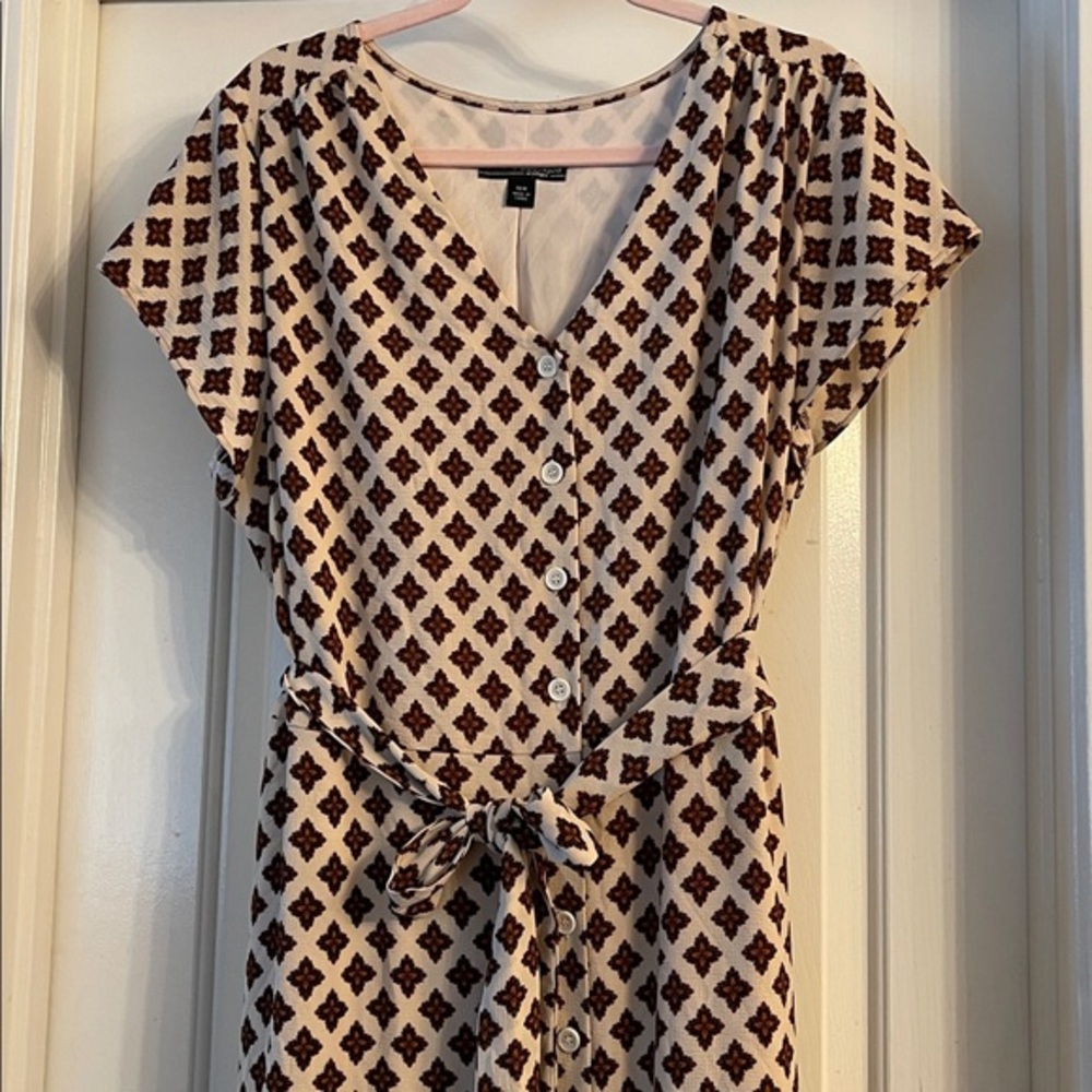 Danillo Boutique woman Elegant Geometric Print Dress size 16W